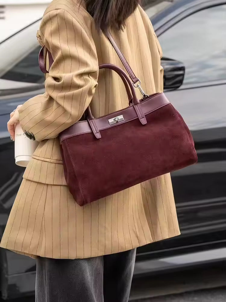 CLARE Suede Carryall Bag