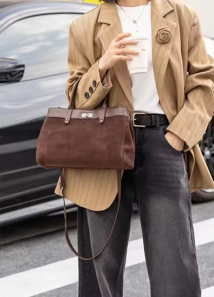CLARE Suede Carryall Bag