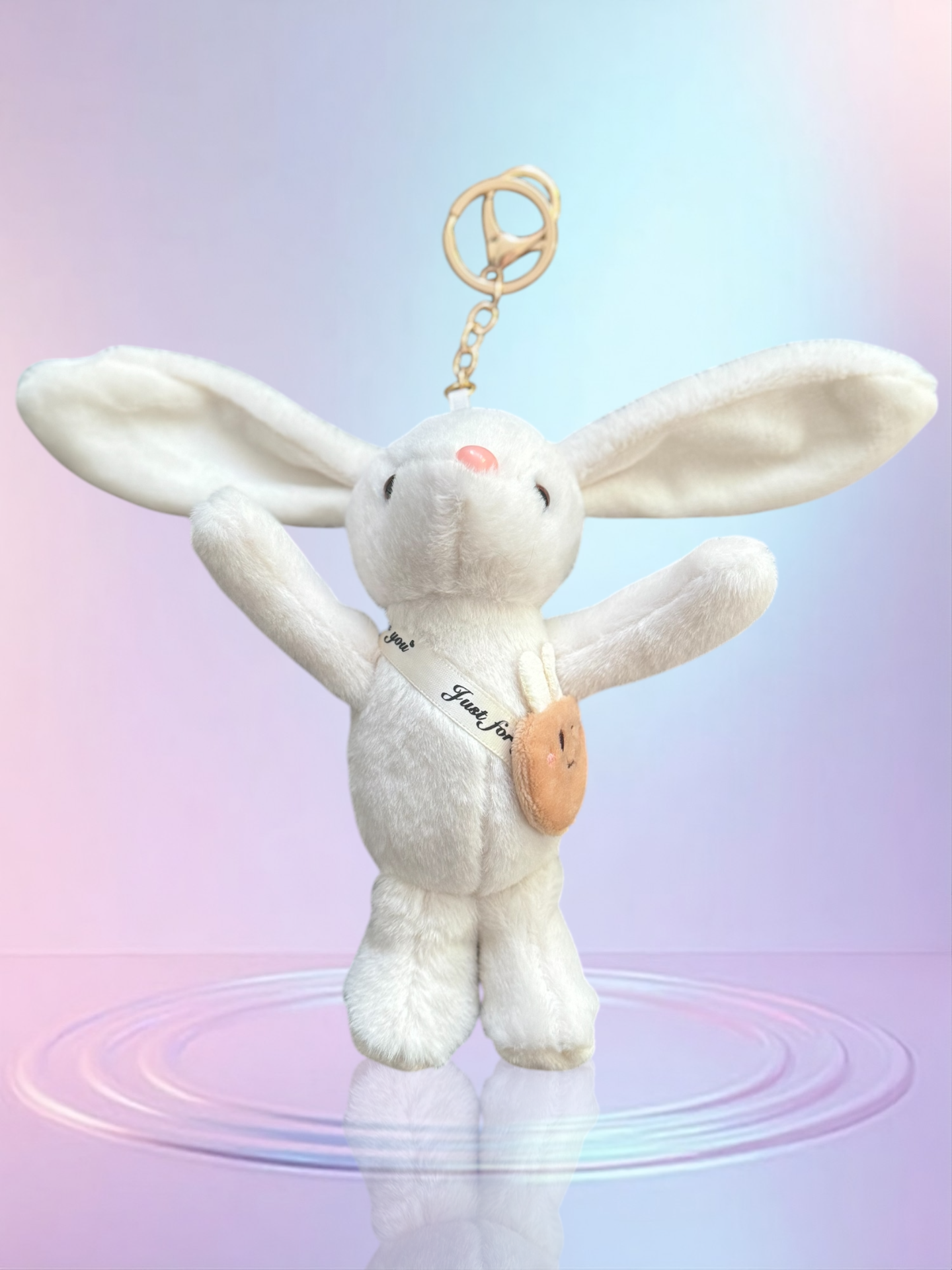 Long-Ear Rabbit Plush Bag Pendant