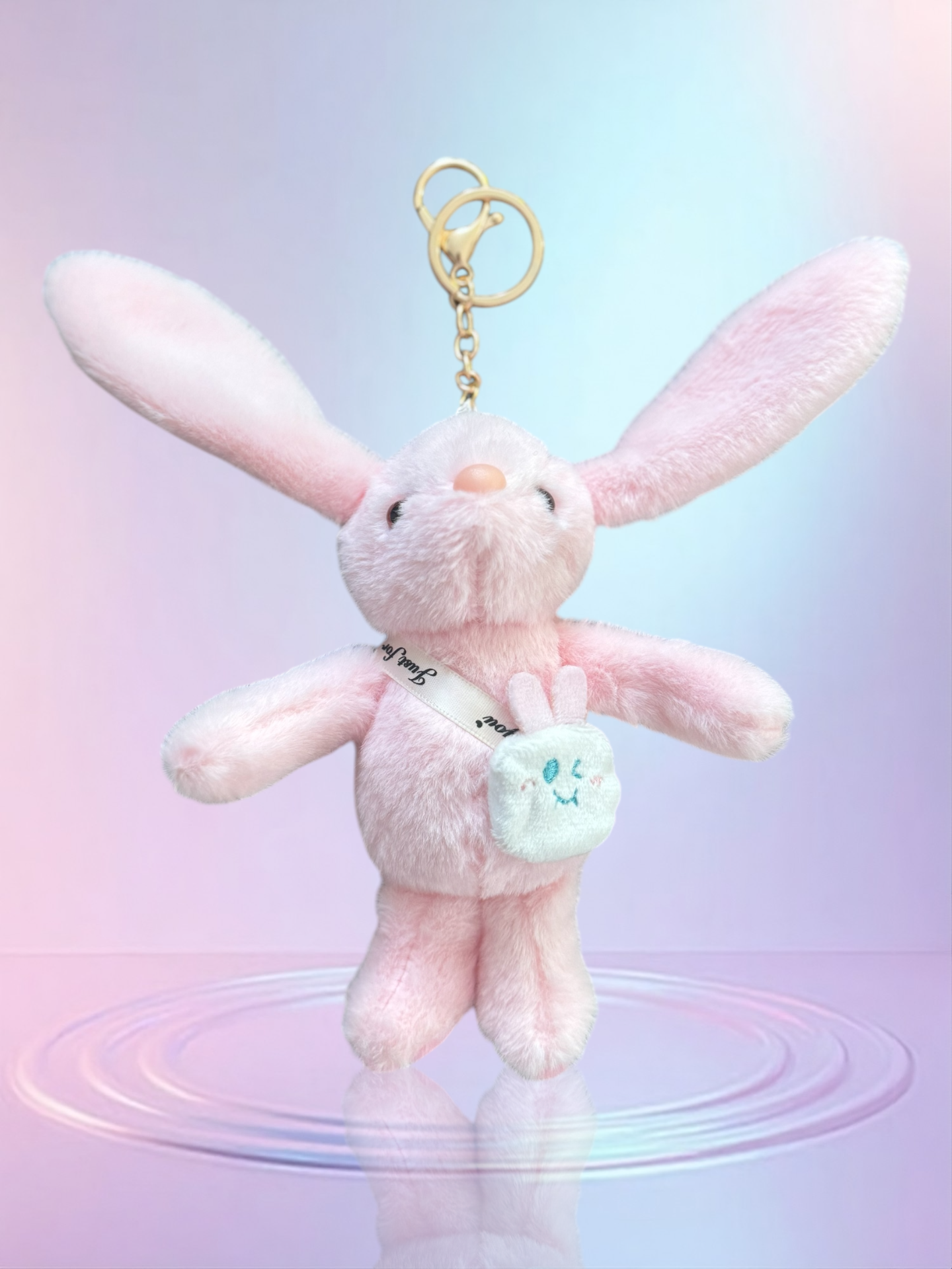 Long-Ear Rabbit Plush Bag Pendant