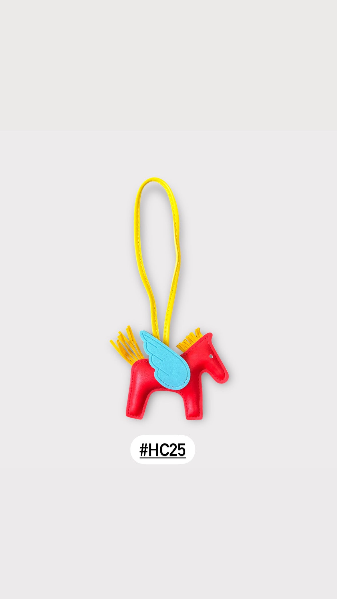 PU leather Horse Designed Charms for Handbags