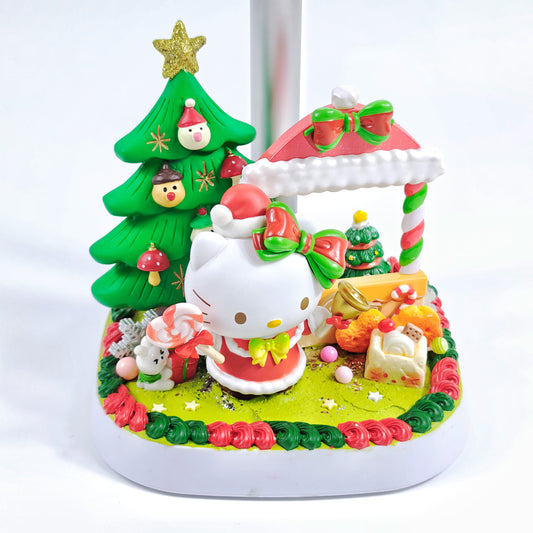 “Christmas Village" Desktop Phone Stand