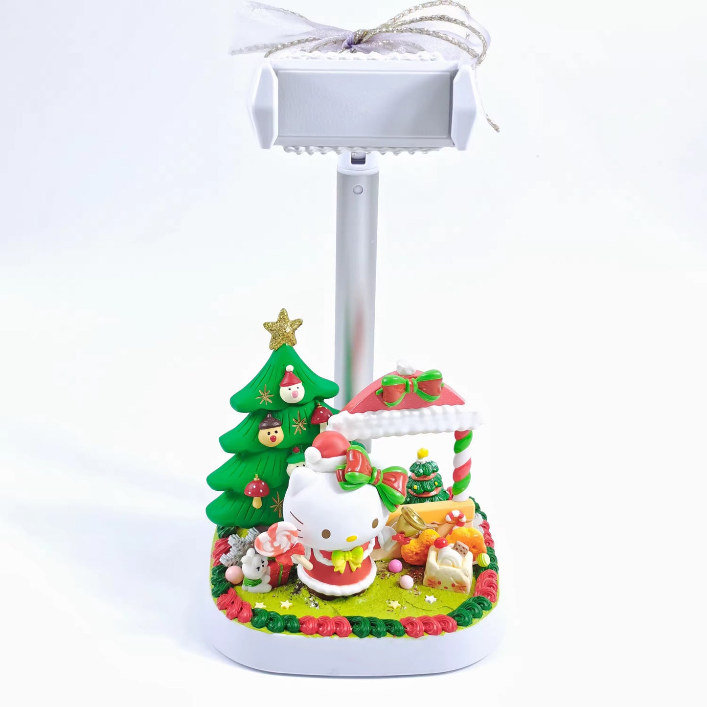 “Christmas Village" Desktop Phone Stand